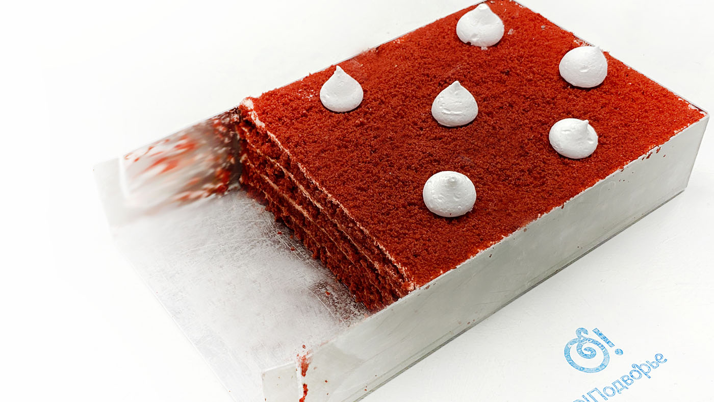 Торт "Красный бархат" (Домашняя кондитерская продукция)