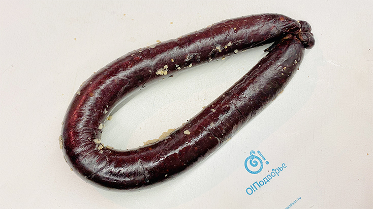 Колбаса кровяная с ливером, домашняя продукция