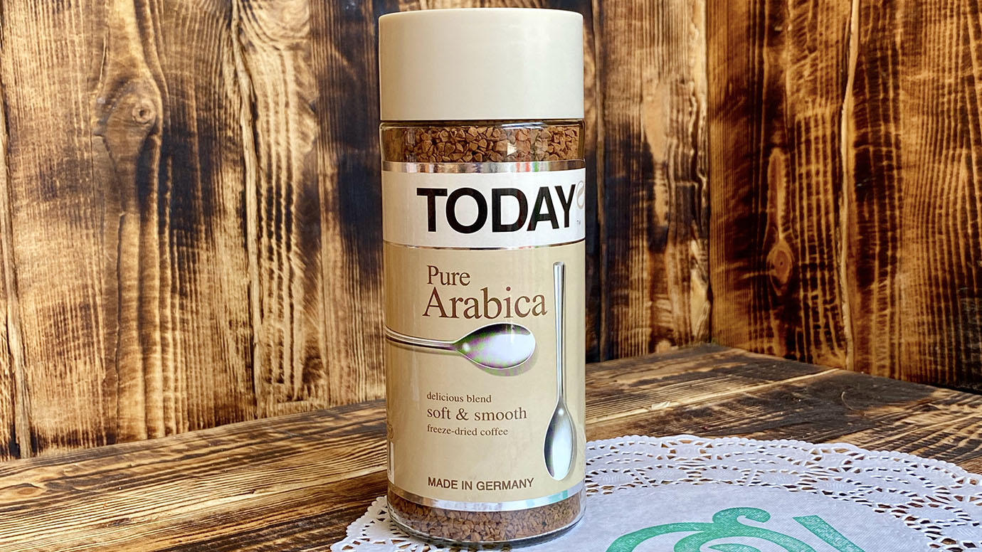 Натуральный сублимированный растворимый кофе TODAY 95 грамм