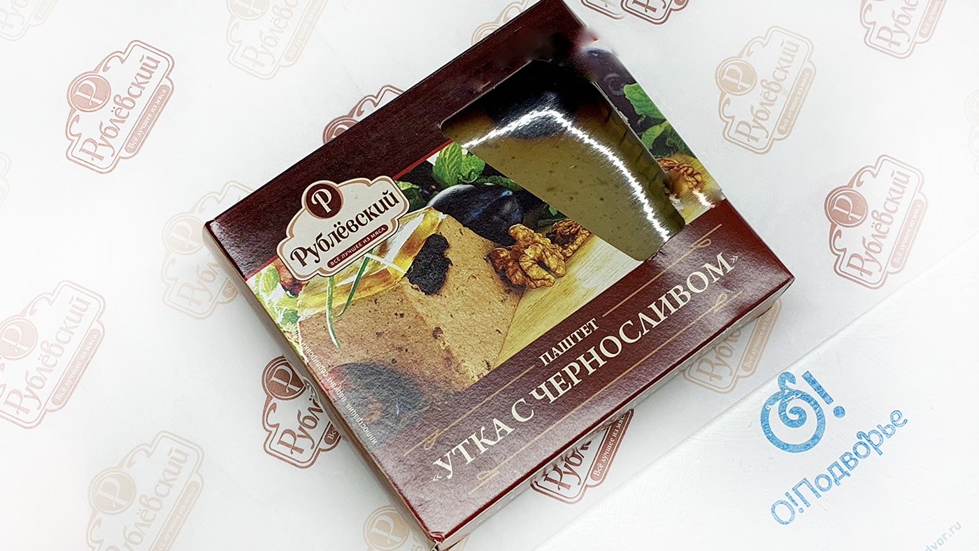 Паштет утка с черносливом 200 грамм (Рублевский)