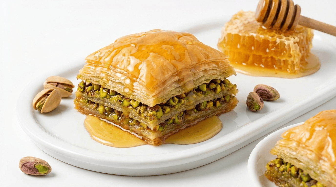 Восточный десерт "Пахлава" с грецким орехом (Римма)