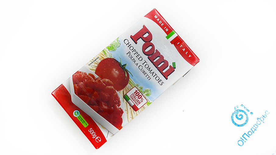 ПОМИ мякоть помидора (кубики), Италия (на разв.), 500 грамм