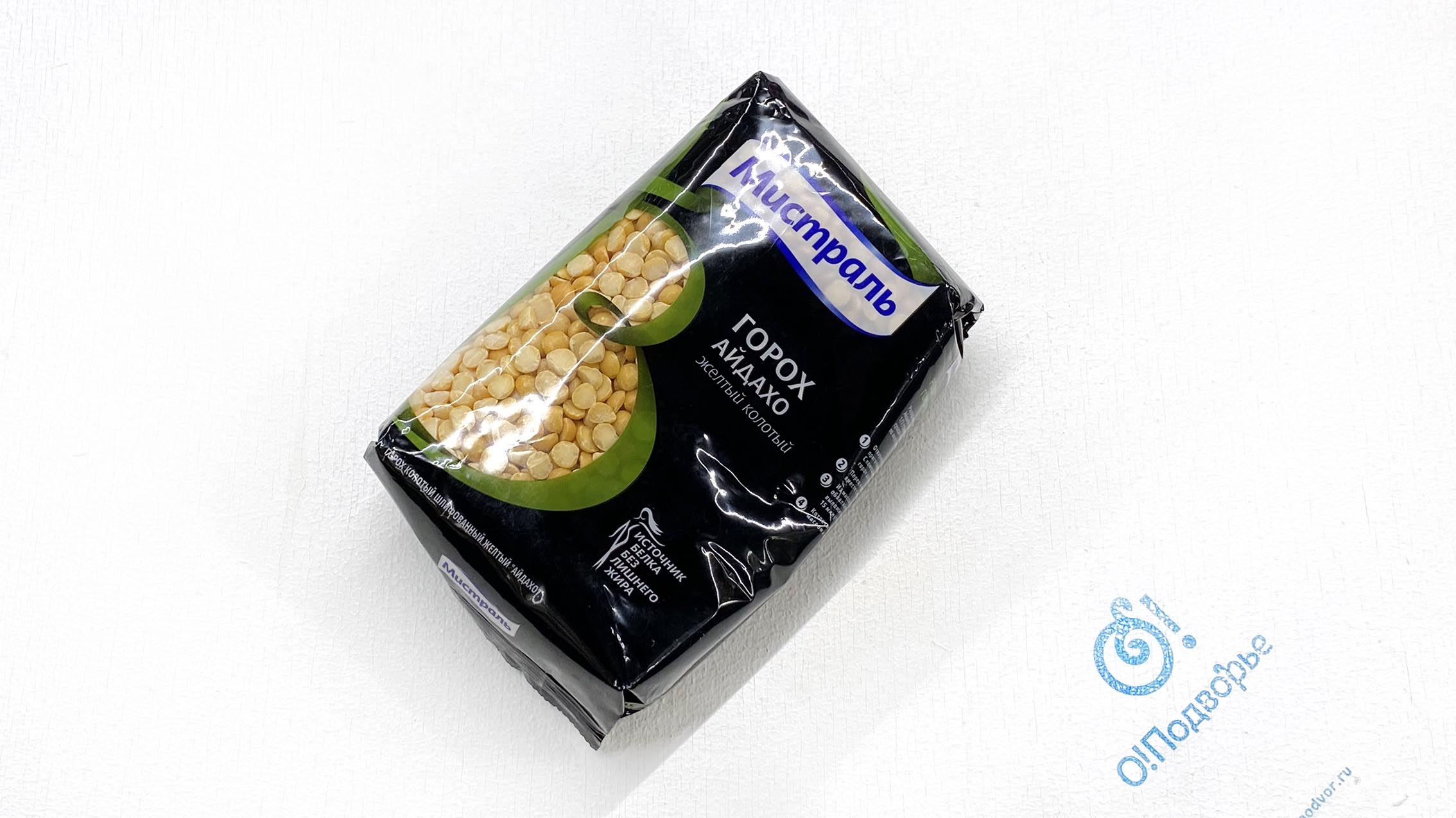 Горох Айдахо, желтый колотый, "Мистраль", 500 грамм, (Зл)