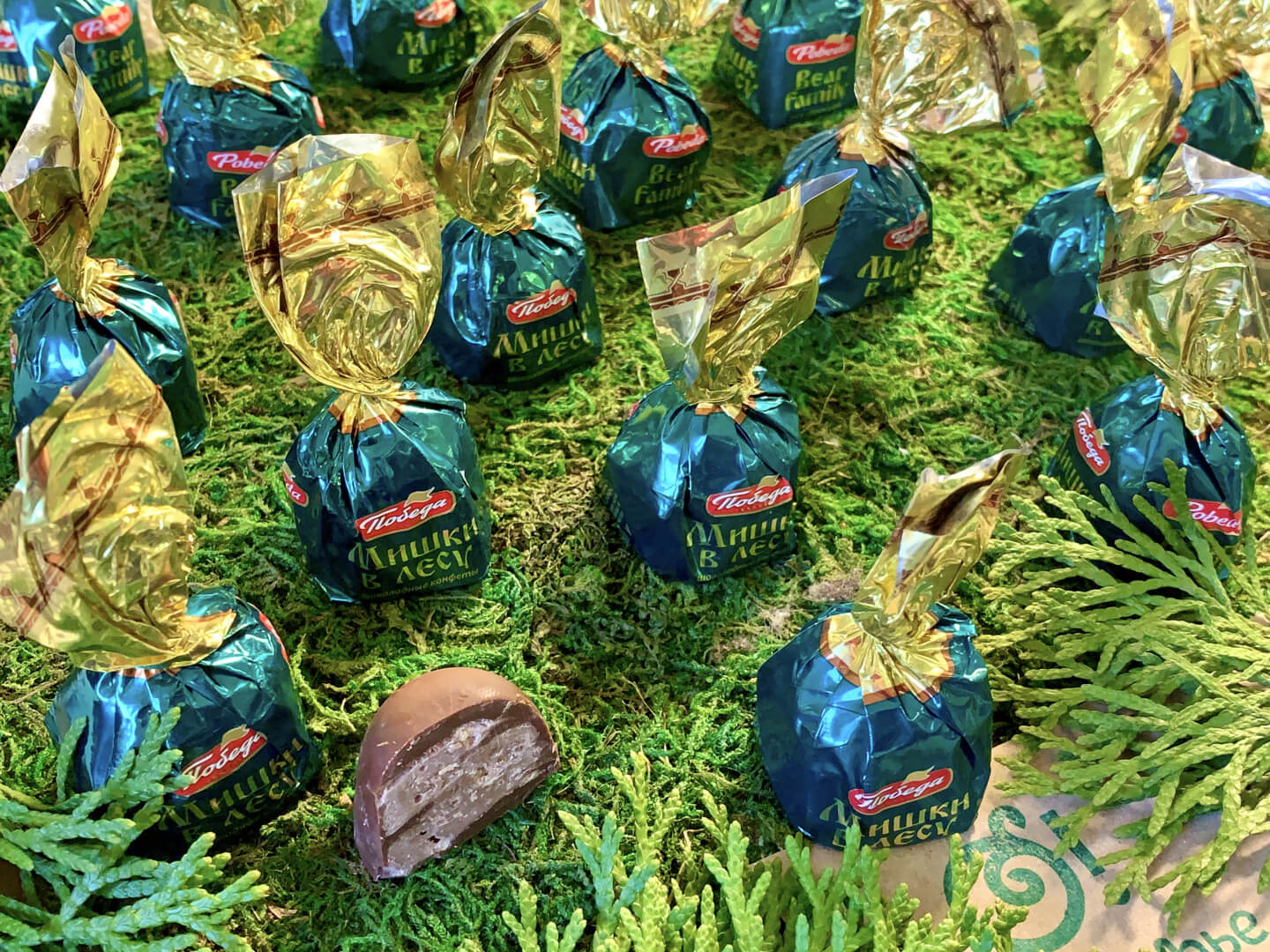 Шоколадные конфеты "Мишки в лесу"
