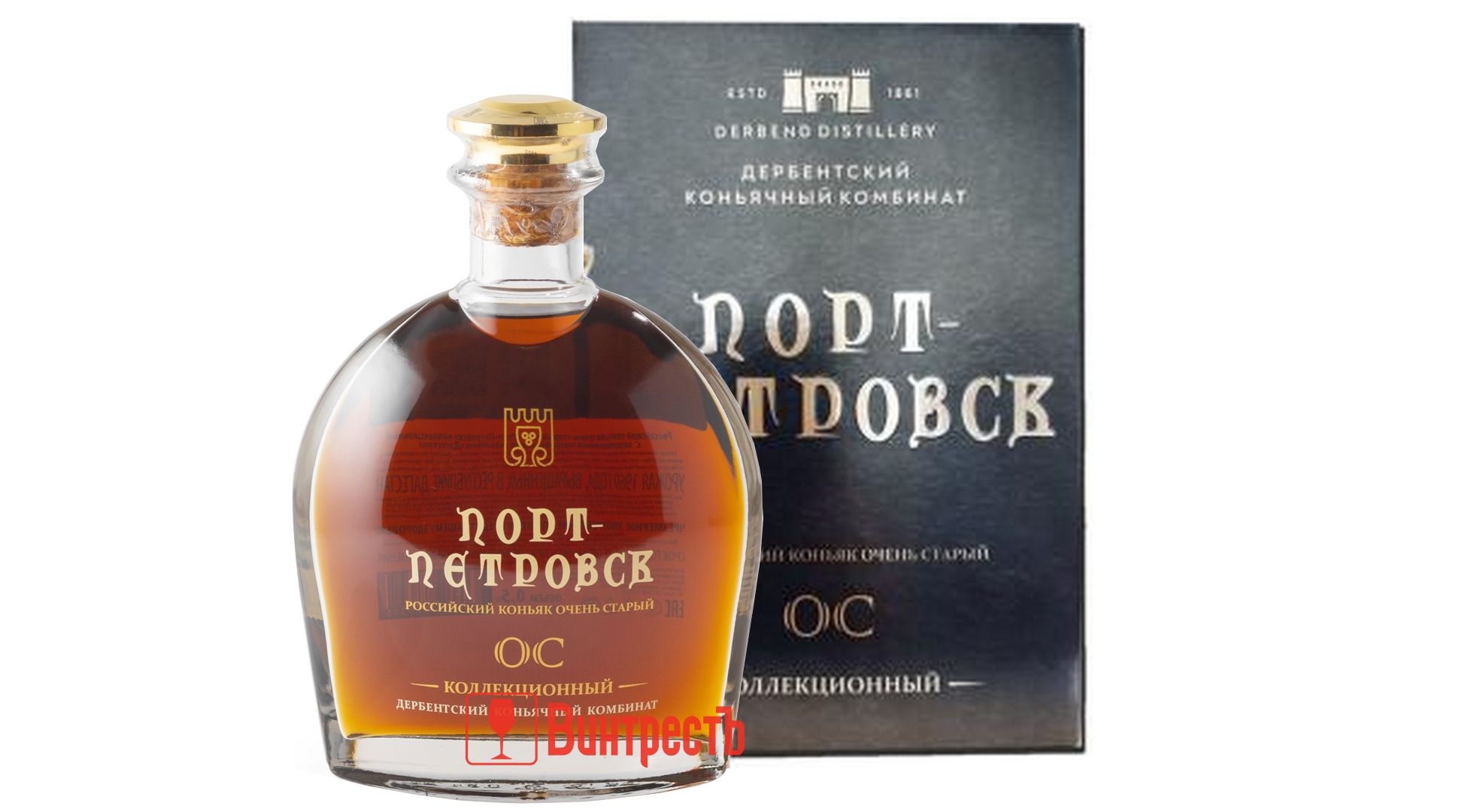 КОНЬЯК ПОРТ-ПЕТРОВСК ОС 25ЛЕТ 0.5л в ПУ