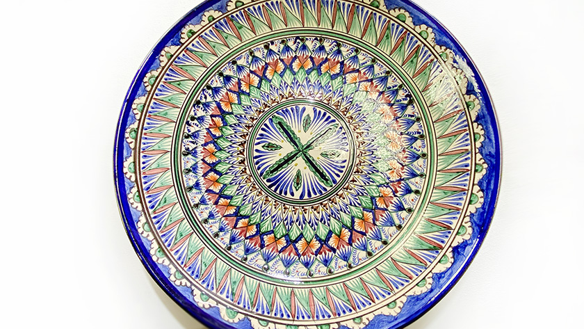Узбекская керамика - блюдо диаметр 42 см