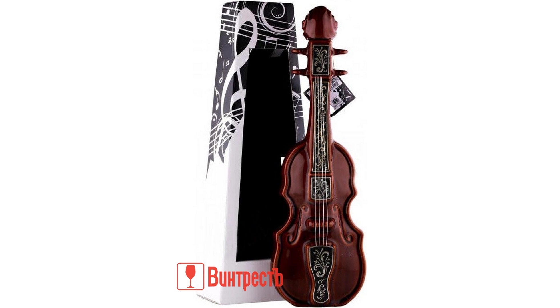 КОНЬЯК ПРОШЯНСКИЙ КЗ СКРИПКА 7ЛЕТ 0.5л в ПУ