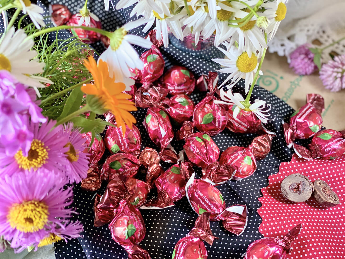 Конфеты "Вишня Владимировна"