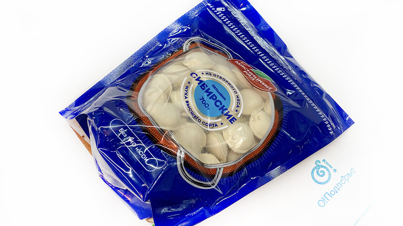 Пельмени из отборного мяса Сибирские, Мясницкий ряд, 700 грамм