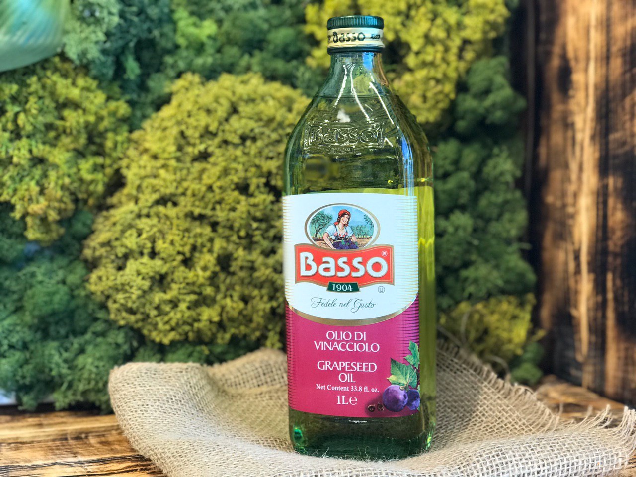 Масло виноградное рафинированное Basso 1л