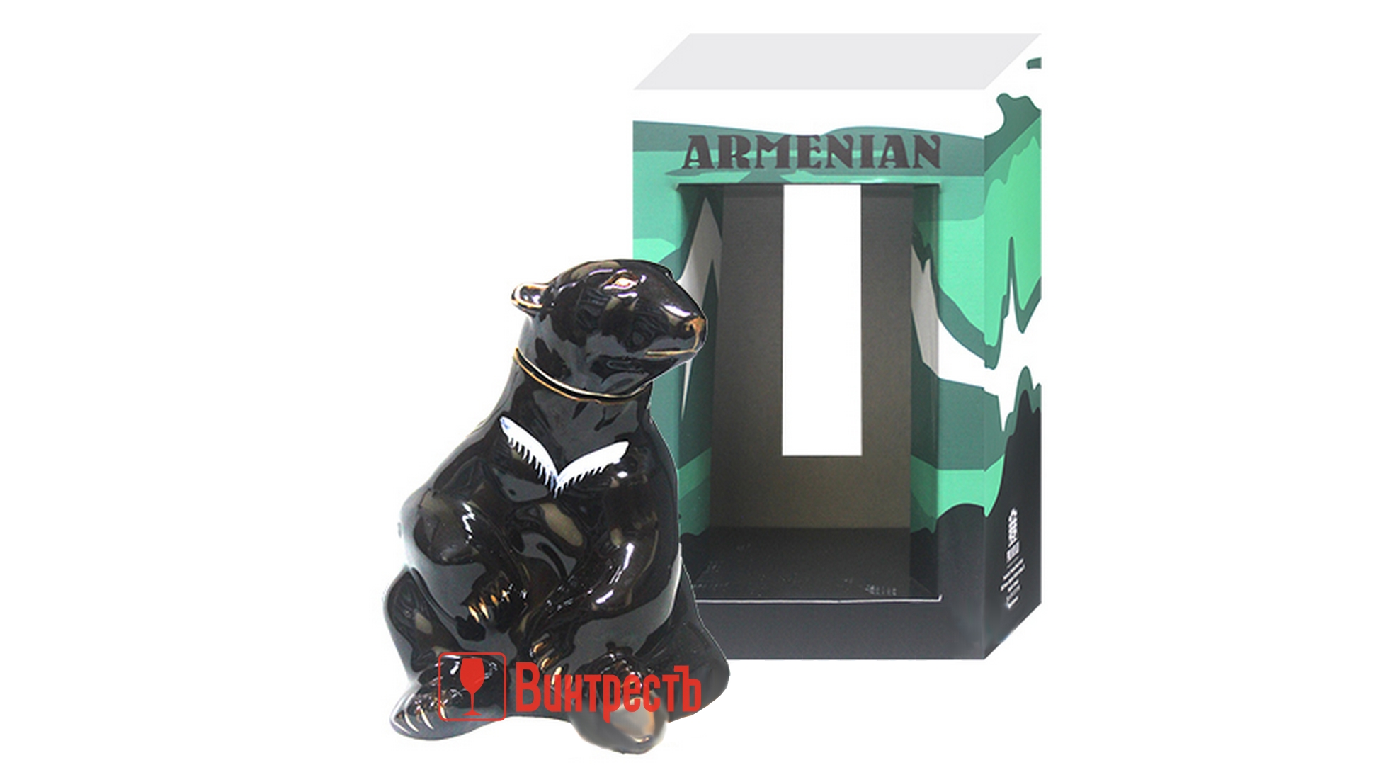 КОНЬЯК ПРОШЯНСКИЙ КЗ МЕДВЕДЬ 7ЛЕТ 0.5л в ПУ