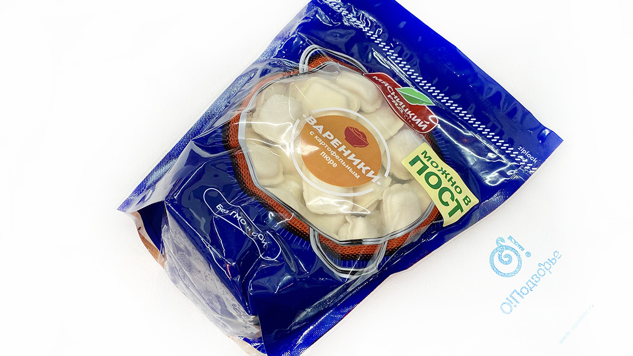 Вареники с картофельным пюре, Мясницкий ряд, 500 грамм
