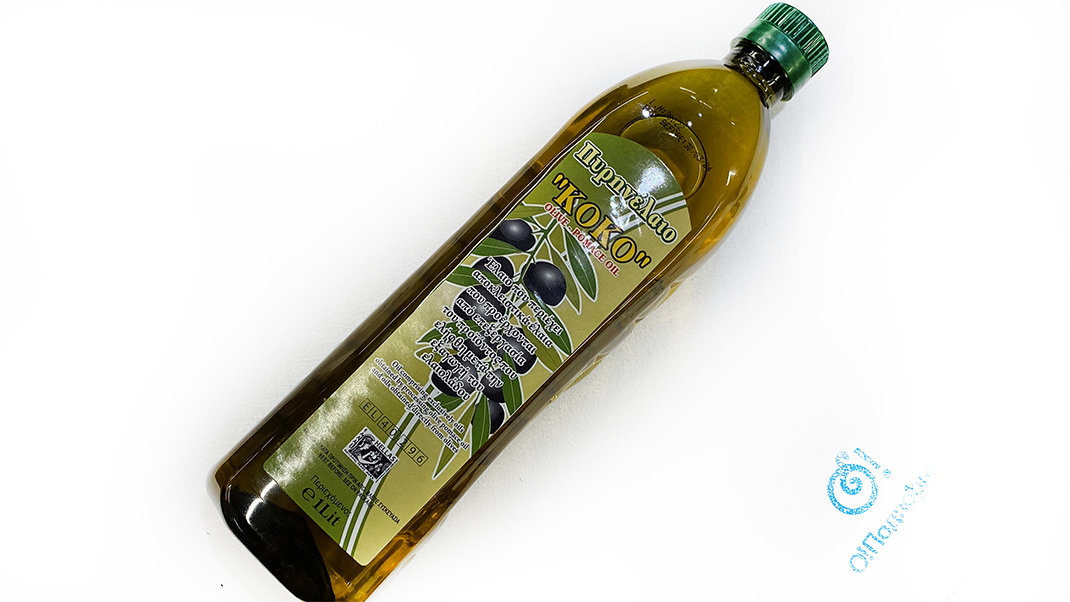 Масло оливковое нерафинированное  высшего качества  "КОКО" OLVE-POMACE OIL , Греция (на разв.),  1 митр (в пластике)