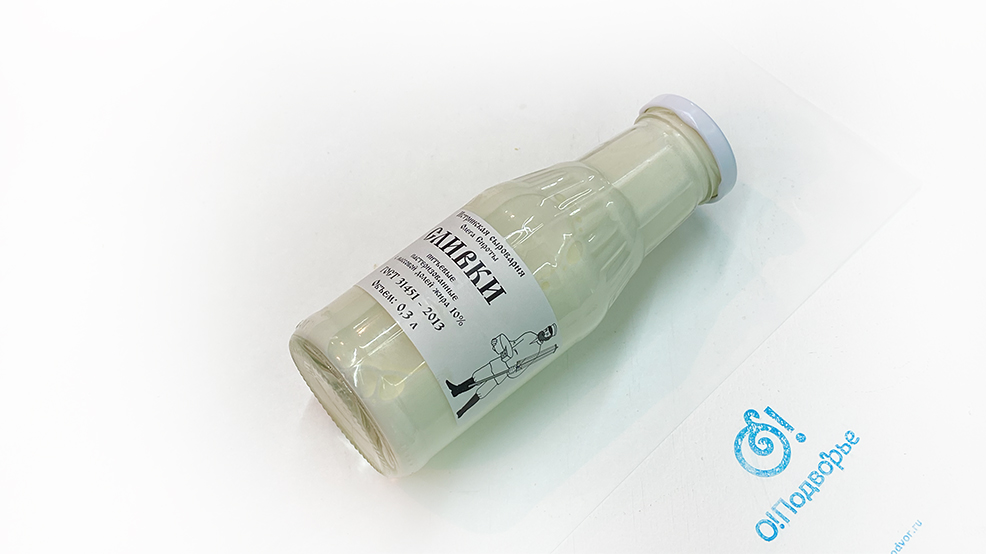 Сливки питьевые пастеризованные 10%, Истринская сыроварня Олега Сироты, 0,3 л