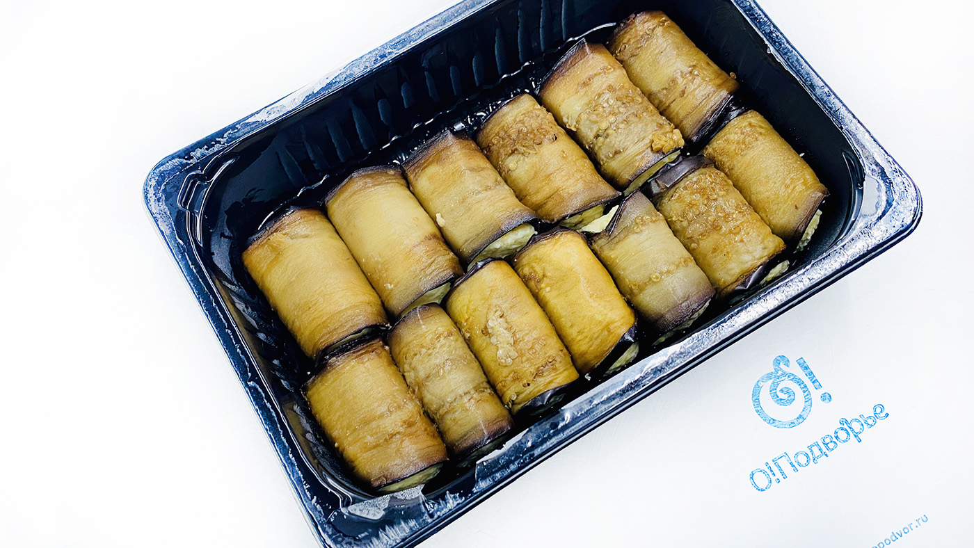 Рулетики из баклажанов с сыром (Домашняя готовая кулинария)
