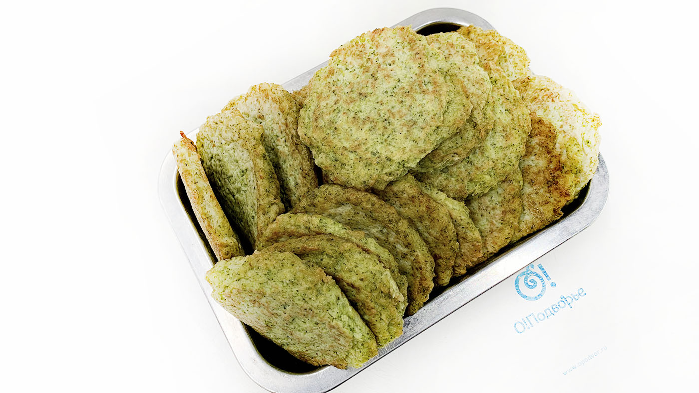 Оладьи из брокколи (Домашняя готовая кулинария)