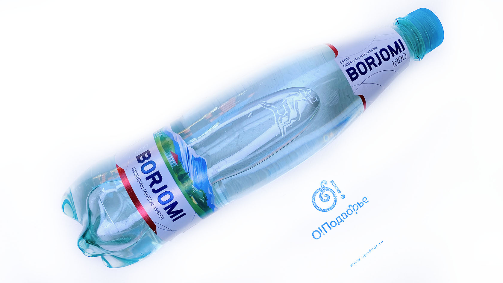 Вода минеральная природная лечебно-столовая питьевая газированная BORJOMI, 0,75 мл