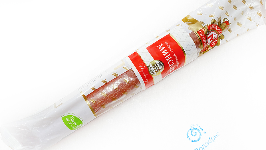 Колбаса сырокопченая "Минская", Мясоперерабатывающий завод "Гродненский мясокомбинат" (Ол)