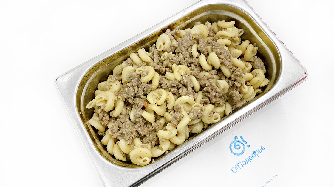 Макароны по-флотски с телятиной (Домашняя готовая кулинария)