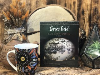 Чай Гринфилд 100 пакетиков (Чай черный байховый с ароматом бергамота)