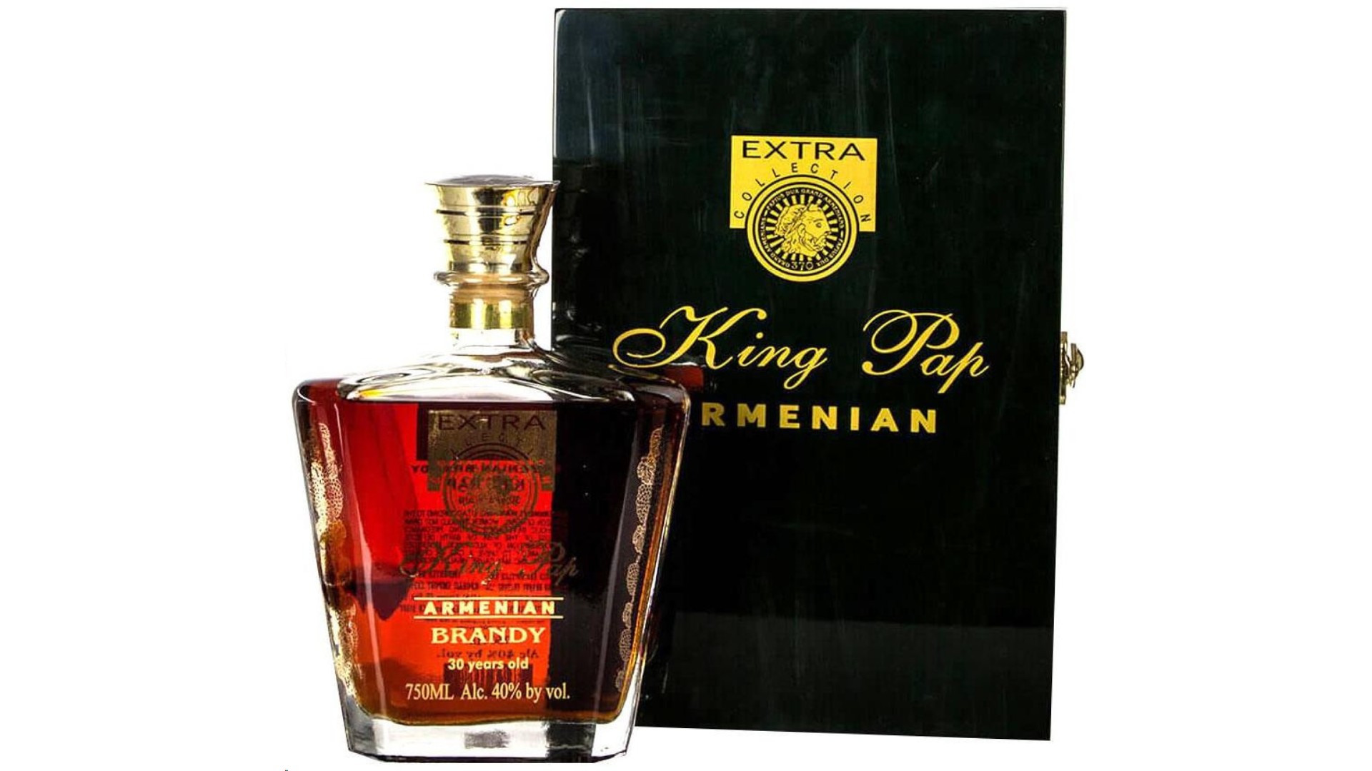КОНЬЯК ПРОШЯНСКИЙ ЦАРЬ ПАП 30ЛЕТ 0.5л в дуб.коробке