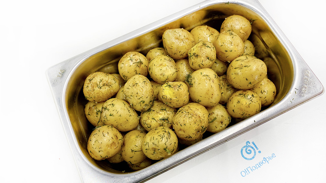 Картофель молодой запеченный (Домашняя готовая кулинария)