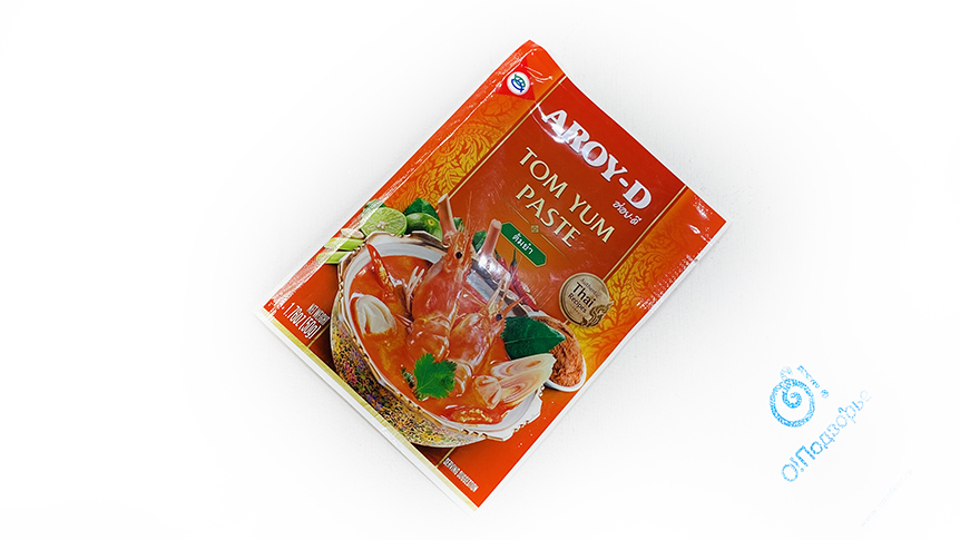 Соус на основе растительных масел "Паста том ям", AROY-D, Тайланд (на разв.), 50 грамм