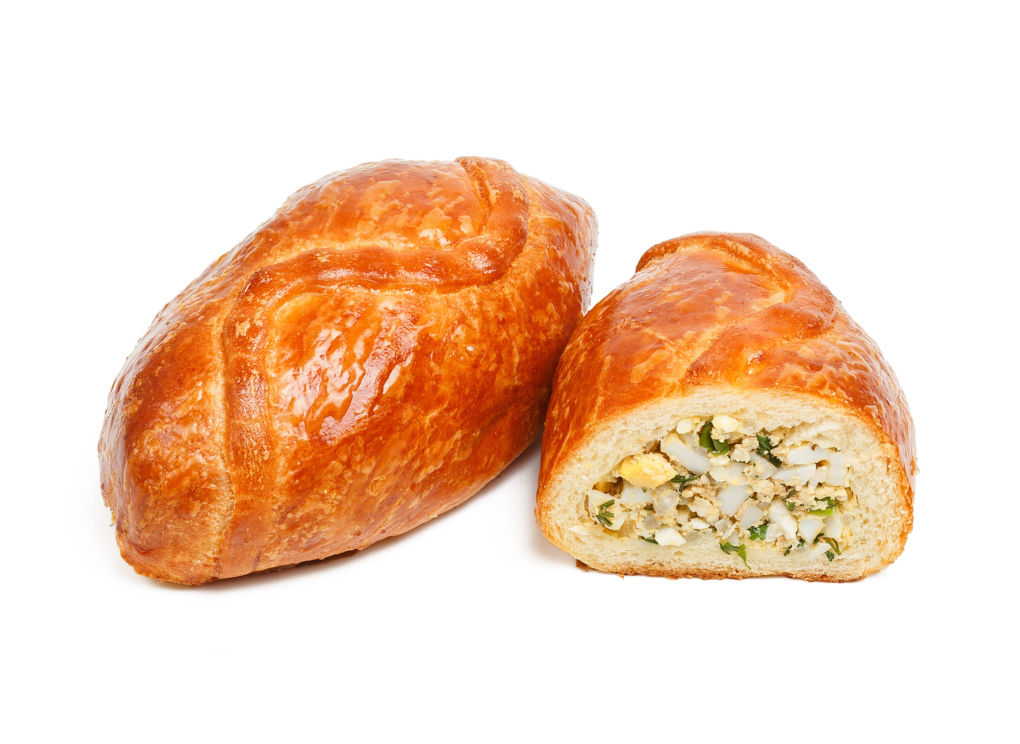 Пирожок "Акуловский" с яйцом и зеленью 80 г Крафтовый