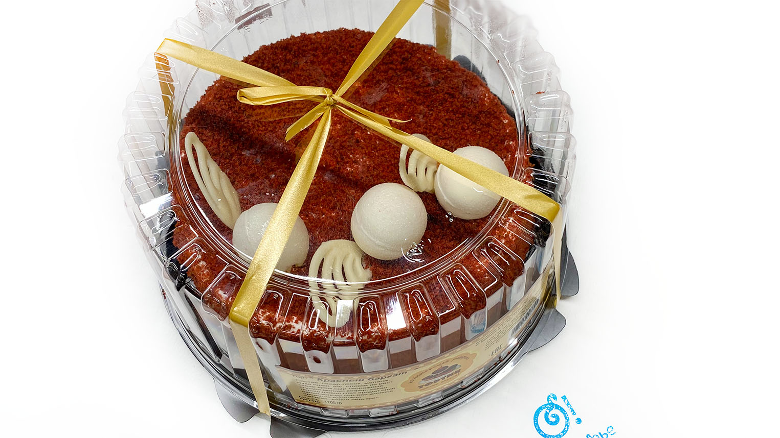 Торт "Красный бархат" Кондитерская фабрика "Тортик", 1100 грамм