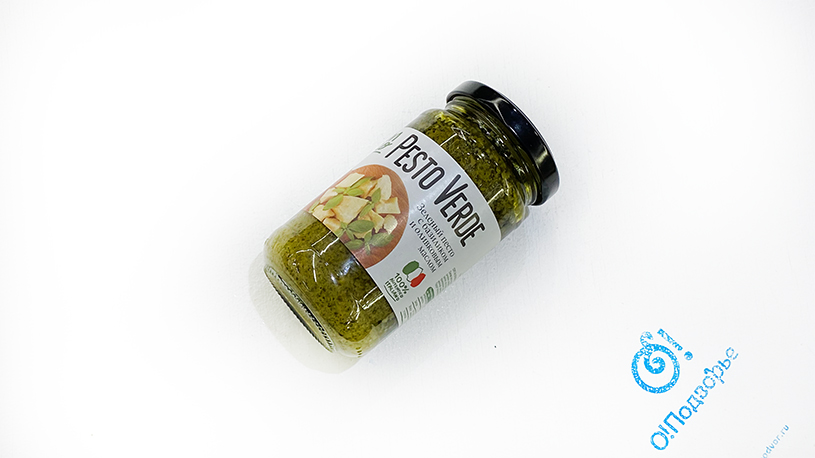 Зеленый песто с базиликом и оливковым маслом PESTO VERDE, Италия (на разв.), 170 грамм