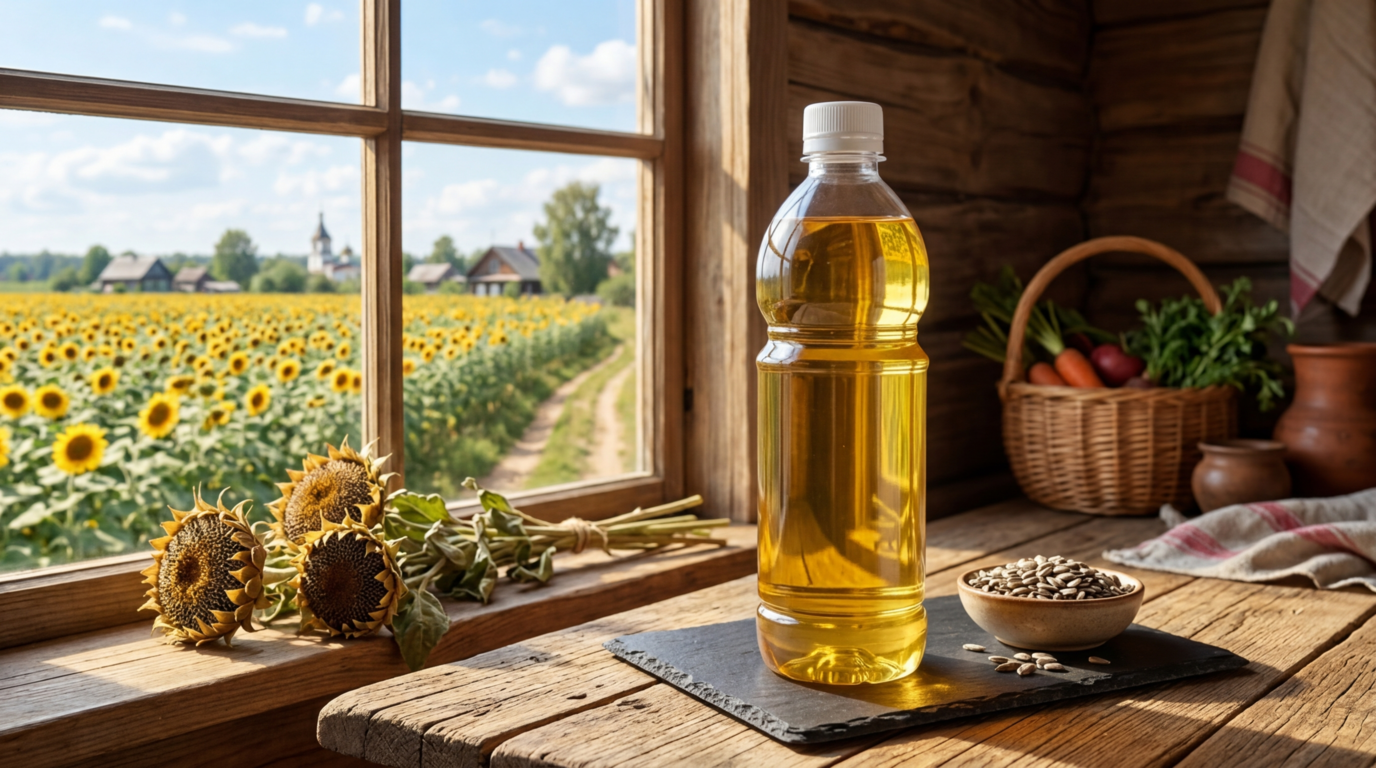 Масло растительное домашнее