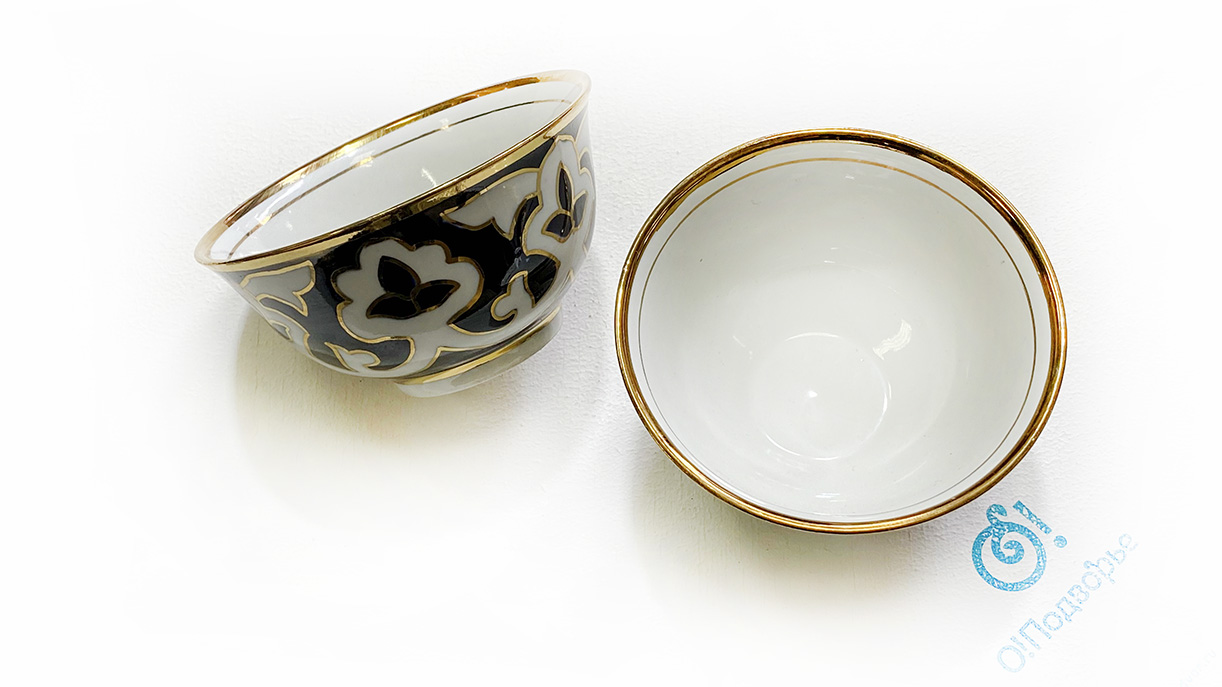 Узбекская керамика -  чашка диаметр 10 см