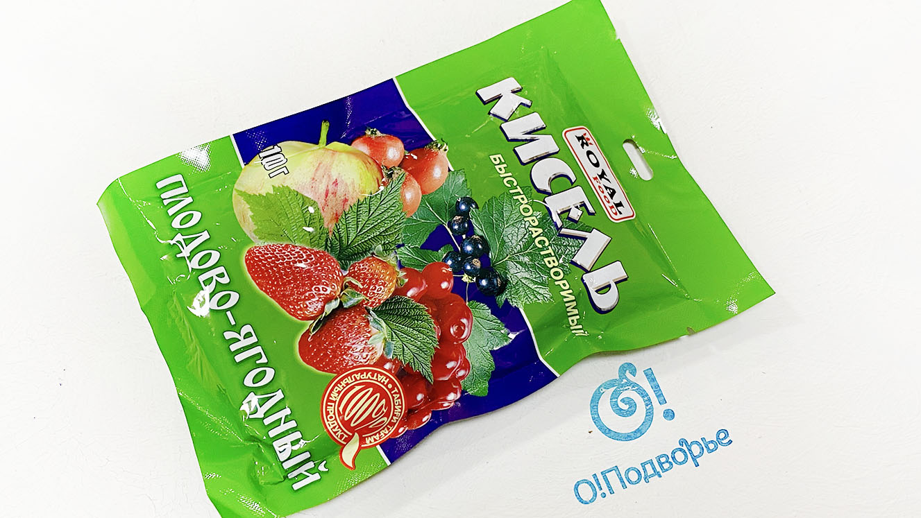 Кисель быстрорастворимый Плодово-ягодный "ROYAL Food" 100 грамм