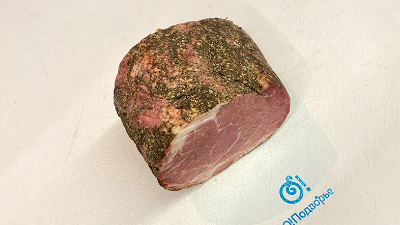 Шея запеченная свиная горячего копчения, домашняя продукция