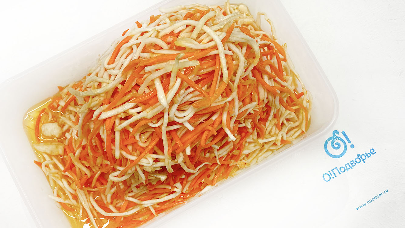Сельдерей с морковью маринованный по-корейски