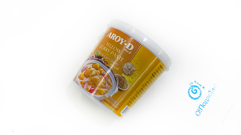 Паста "Карри желтая" AROY-D, Тайланд (на разв.), 400 грамм