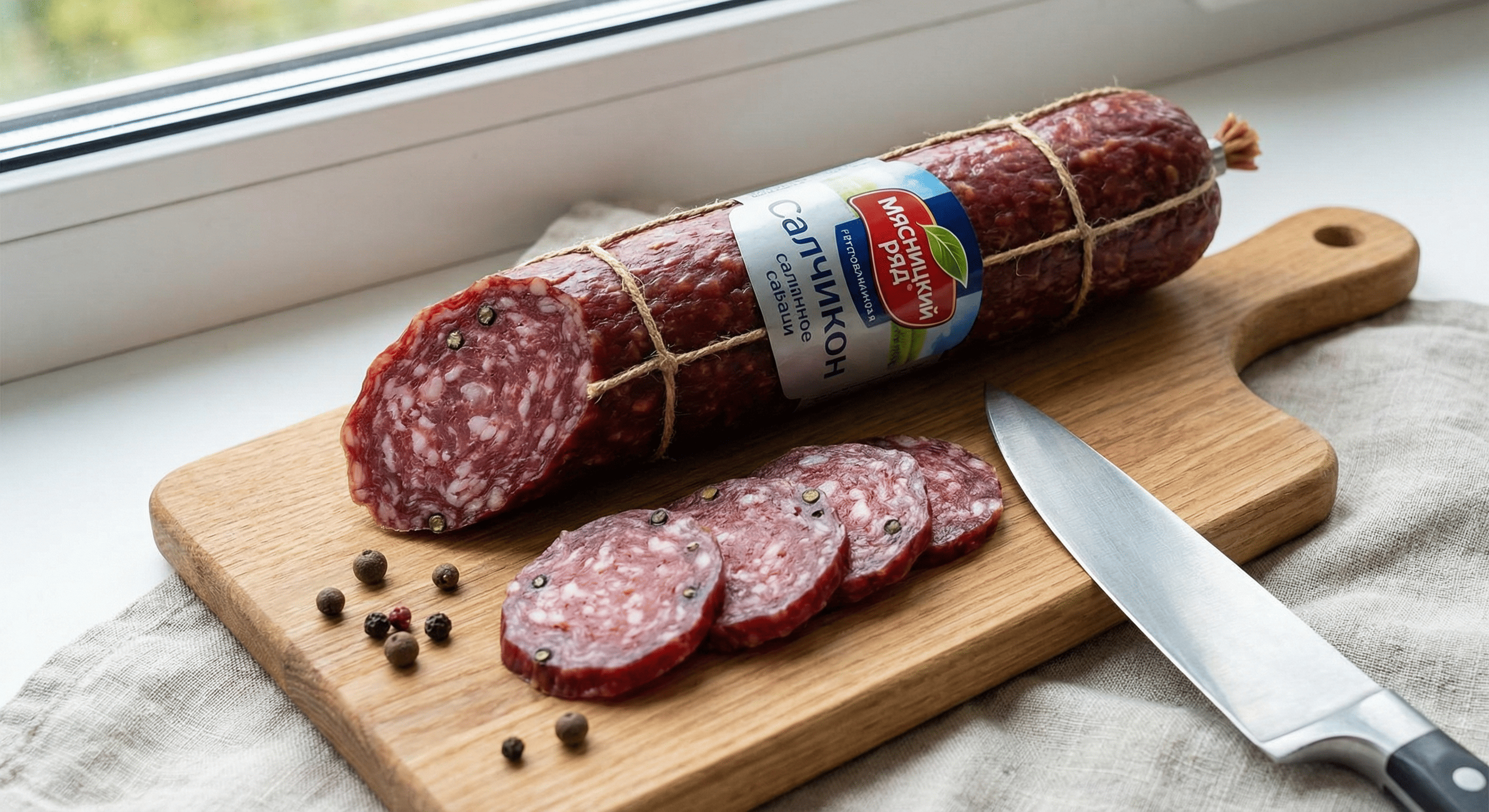 Сальчичон колбаса сыровяленая, Мясницкий ряд