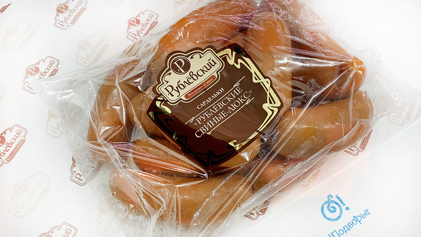 Сардельки "Рублевские" свиные-люкс (Рублевский)