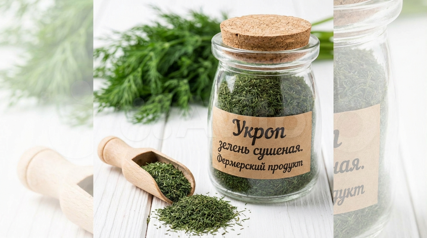 Укроп зелень сушеная
