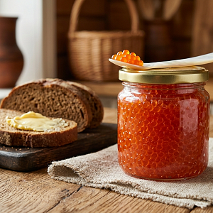 Икра "Форелевая" красная зернистая