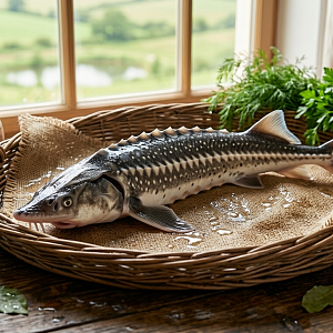 Осетр живой