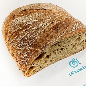 Хлеб Зерновой бездрожжевой половинка 1000 г ( Целый) Крафтовый 