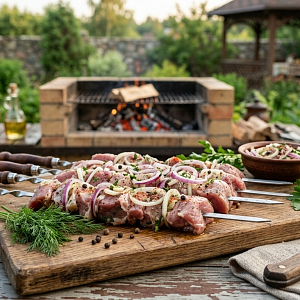 Шашлык из свинины (шея)