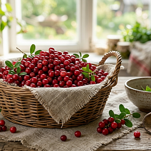 Брусника свежая