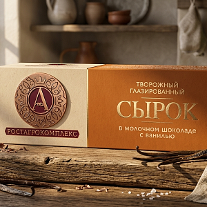 Сырок А. Ростагрокомплекс Молочный шоколад 5% 50 г (Зл)