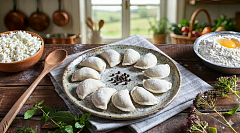 Вареники с сладким творогом