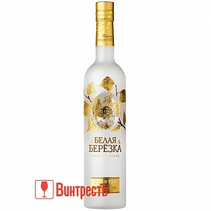 ВОДКА БЕЛАЯ БЕРЕЗКА ЗОЛОТАЯ 0.5л