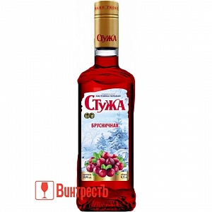 НАСТ.П/СЛАД СТУЖА БРУСНИЧНАЯ 0.5л