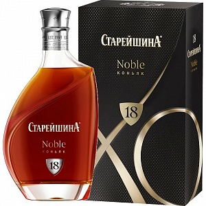 КОНЬЯК СТАРЕЙШИНА 18ЛЕТ NOBLE 0.5л в ПУ