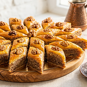 Восточный десерт "Пахлава Бакинская" с грецким орехом (Римма)